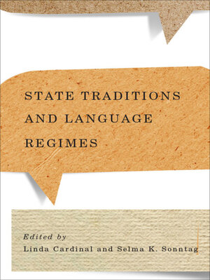 cover image of State Traditions and Language Regimes